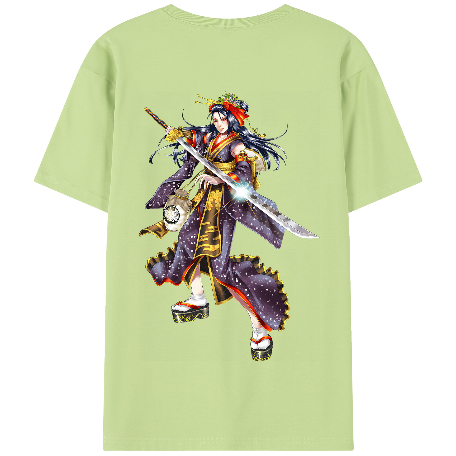 （画像用） 刀剣乱舞 Touken Ranbu 綿100％半袖Tシャツ（背面プリント）